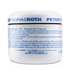 Peter Thomas Roth Therapeutic Sulfur Masque - Acne Treatment 149g/5oz -Kérastase || Clinique Sales 04003929201 2