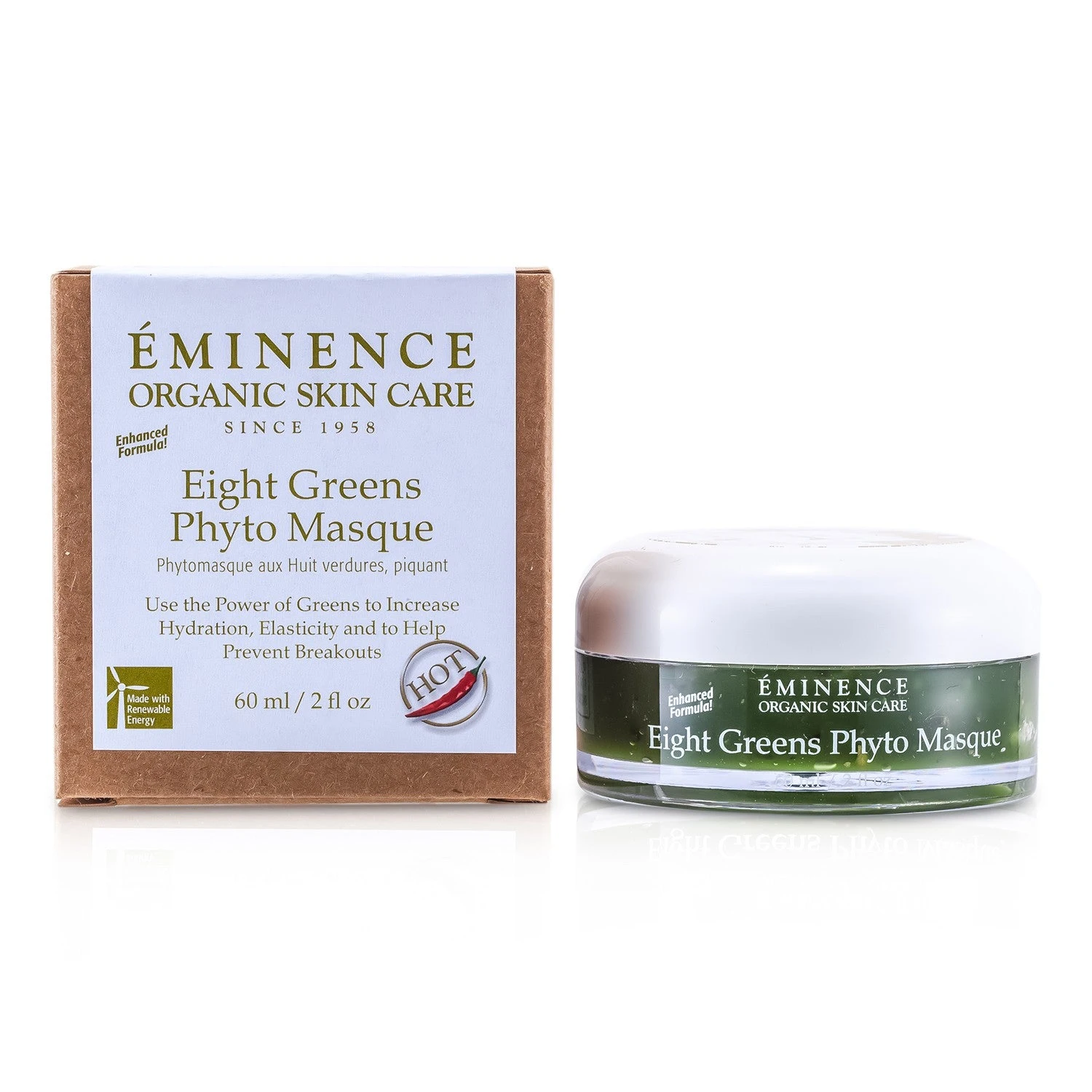 Eminence Eight Greens Phyto Masque (Hot) 60ml/2oz 1 Eminence Eight Greens Phyto Masque (Hot) 60ml/2oz