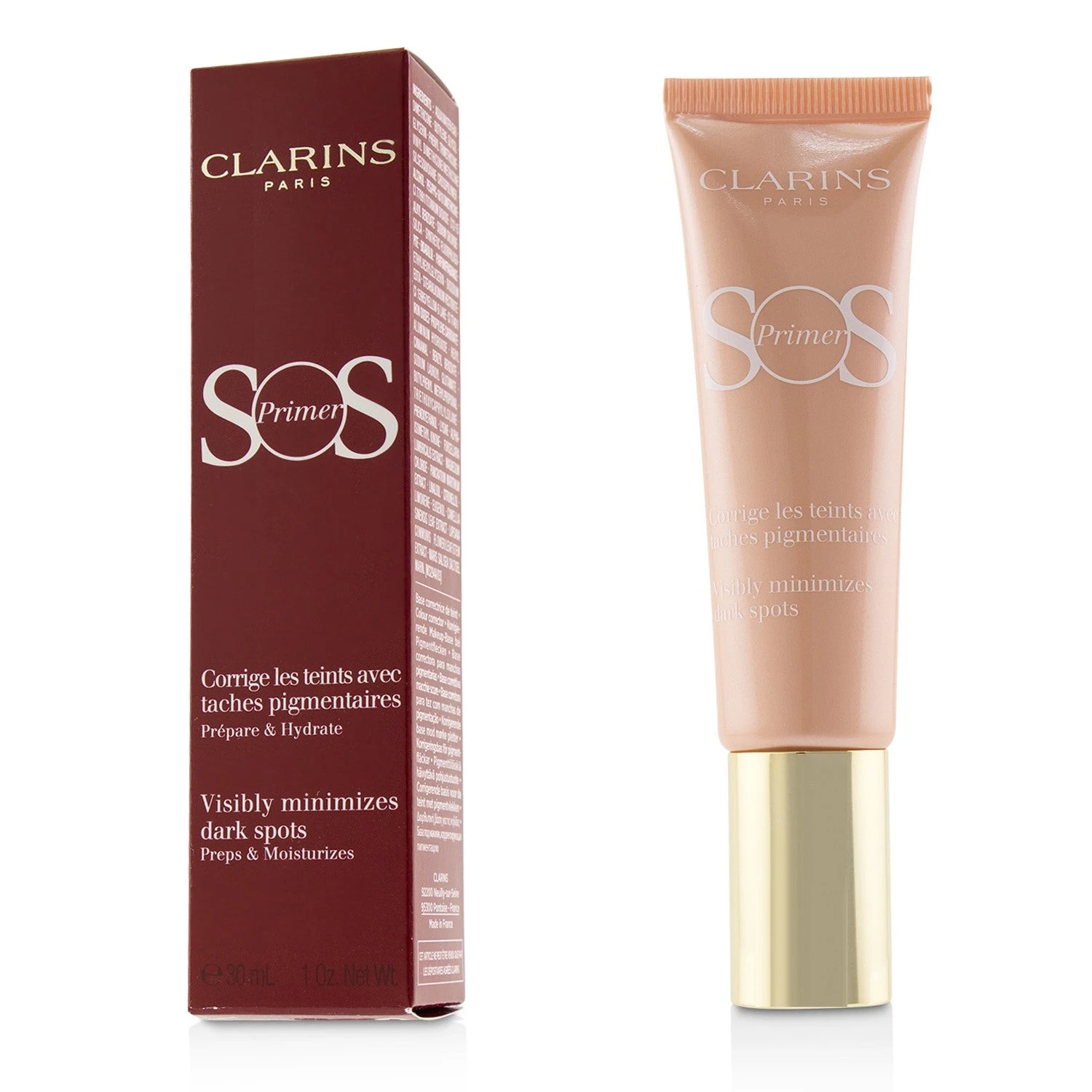 Clarins SOS Primer - # 03 Coral (Visibly Minimizes Dark Spots) 30ml/1oz 1 Clarins SOS Primer - # 03 Coral (Visibly Minimizes Dark Spots) 30ml/1oz