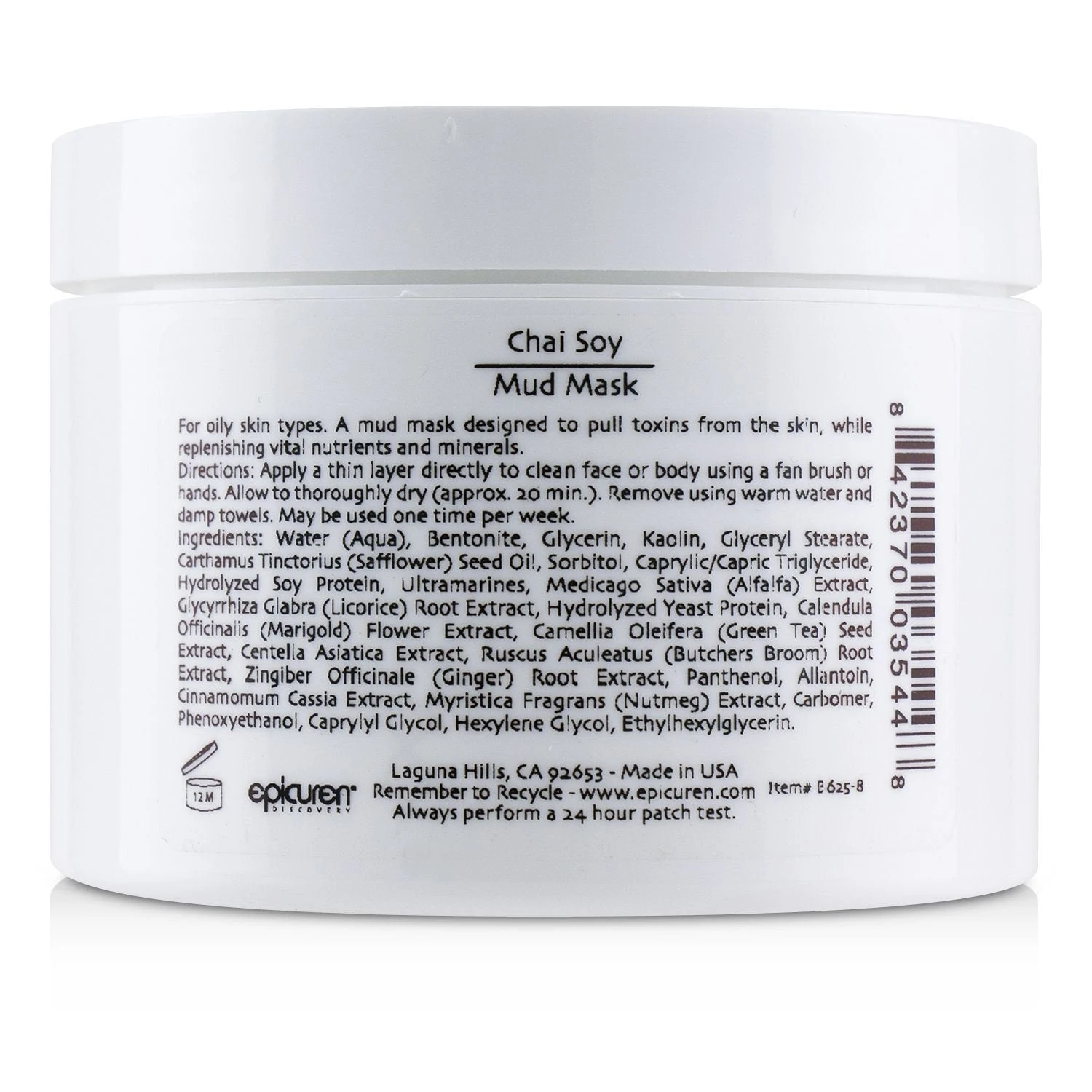 Epicuren Chai Soy Mud Mask - For Oily Skin Types (Salon Size) 250ml/8oz 2 Epicuren Chai Soy Mud Mask - For Oily Skin Types (Salon Size) 250ml/8oz - Image 2
