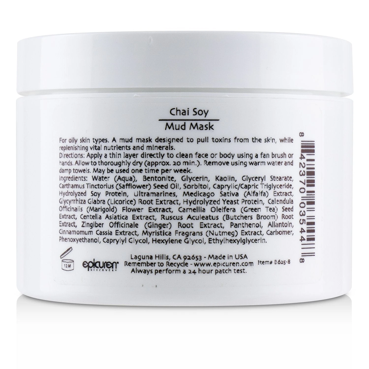 Epicuren Chai Soy Mud Mask - For Oily Skin Types (Salon Size) 250ml/8oz 3 Epicuren Chai Soy Mud Mask - For Oily Skin Types (Salon Size) 250ml/8oz - Image 3