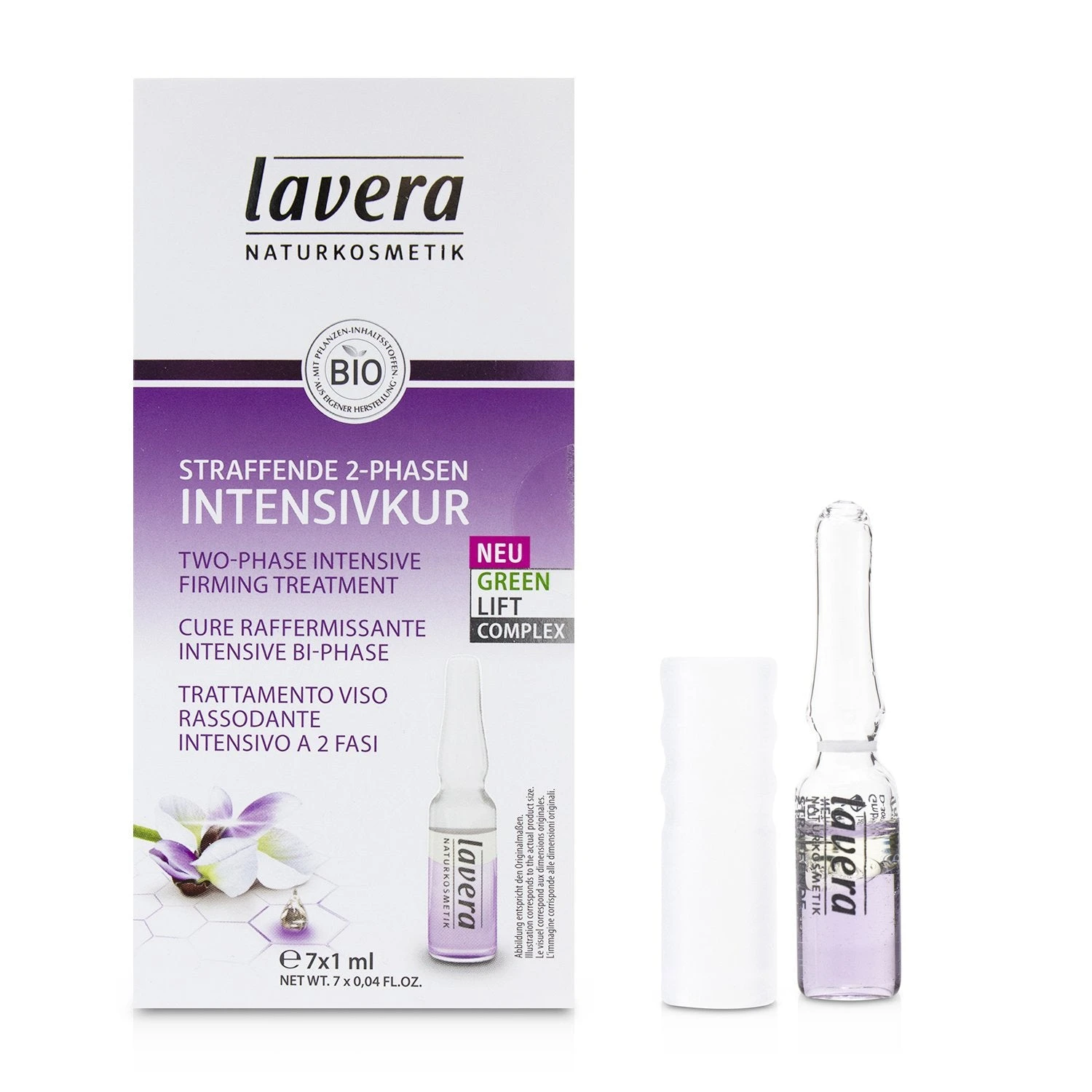 Lavera Two-Phase Intensive Firming Treatment 7x1ml/0.04oz 2 Lavera Two-Phase Intensive Firming Treatment 7x1ml/0.04oz - Image 2