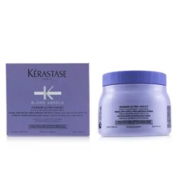 Kérastase Kerastase Blond Absolu Masque Ultra-Violet Anti-Brass Blonde Perfecting Purple Masque (Lightened Cool Blonde Hair) 500ml/16.9oz -Kérastase || Clinique Sales 23933800444 1