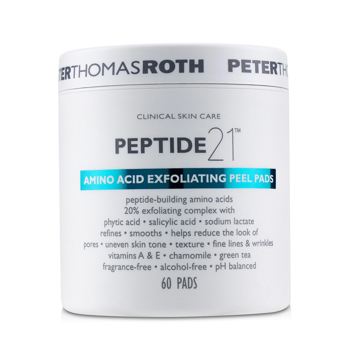 Peter Thomas Roth Peptide 21 Amino Acid Exfoliating Peel Pads 60pads 1 Peter Thomas Roth Peptide 21 Amino Acid Exfoliating Peel Pads 60pads