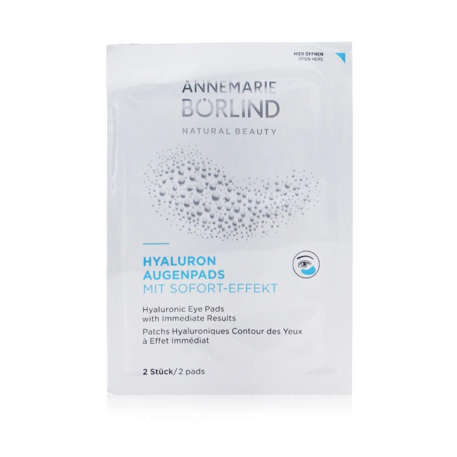 Annemarie Borlind Hyaluronic Eye Pads With Immediate Results 6x2pads 1 Annemarie Borlind Hyaluronic Eye Pads With Immediate Results 6x2pads