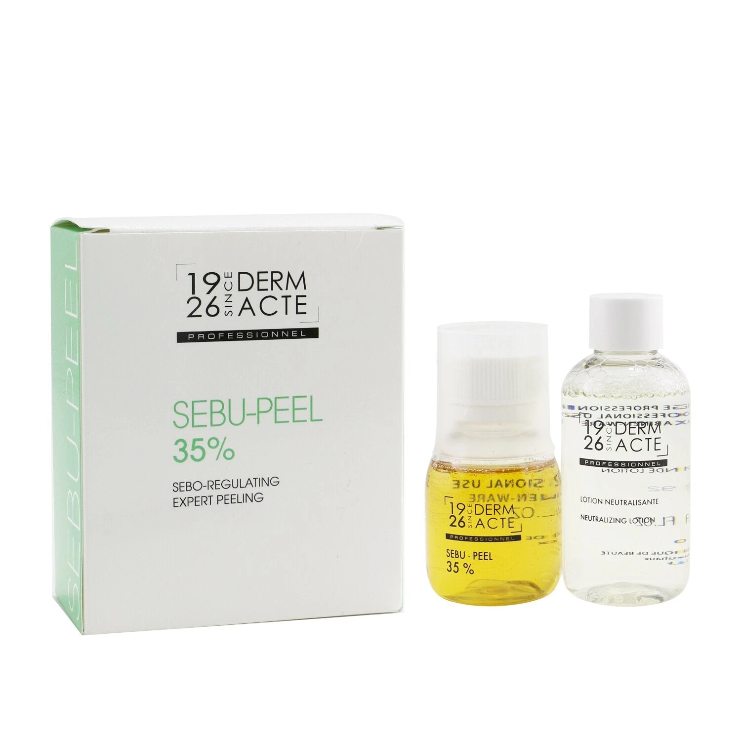 Academie Sebu-Peel 35% Kit : 1x Sebu-Peel 35% 50ml/1.7oz, 1x Neutralizing Lotion 75ml/2.5oz, 1x Measuring Cup (Salon Product) 3pcs 2 Academie Sebu-Peel 35% Kit : 1x Sebu-Peel 35% 50ml/1.7oz, 1x Neutralizing Lotion 75ml/2.5oz, 1x Measuring Cup (Salon Product) 3pcs - Image 2