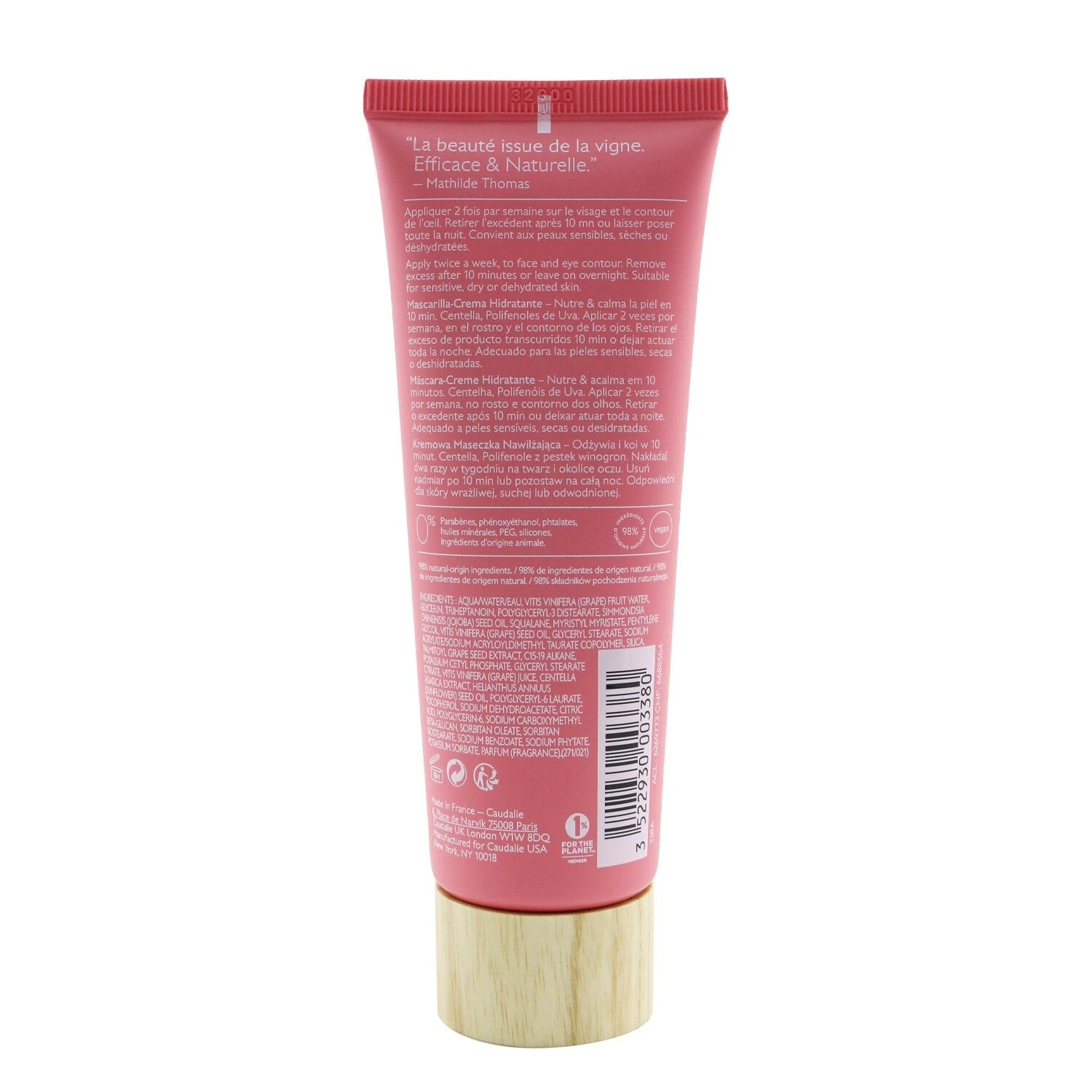 Caudalie Vinosource-Hydra Moisturizing Mask 75ml/2.5oz 3 Caudalie Vinosource-Hydra Moisturizing Mask 75ml/2.5oz - Image 3