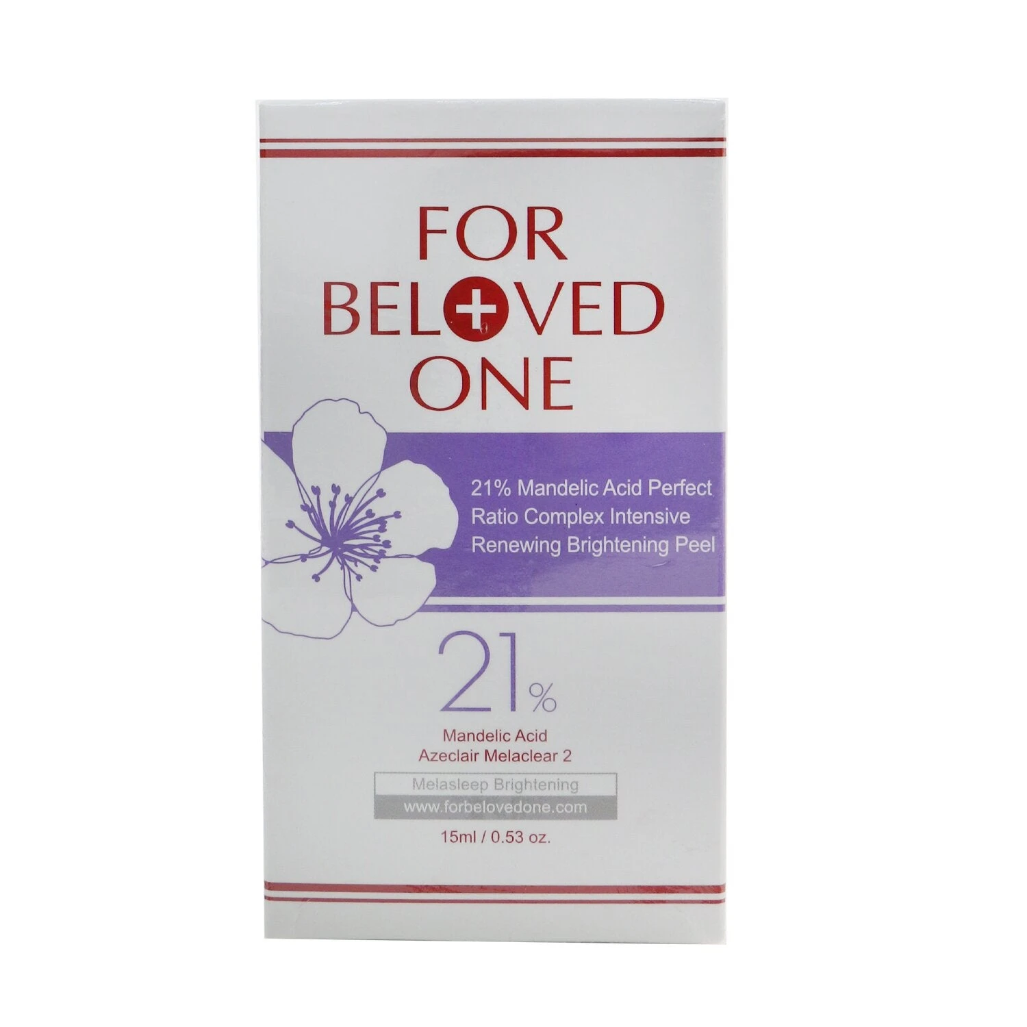 For Beloved One Melasleep Brightening - 21% Mandelic Acid Perfect Ratio Complex Intensive Renewing Brightening Peel 15ml/0.53oz 1 For Beloved One Melasleep Brightening - 21% Mandelic Acid Perfect Ratio Complex Intensive Renewing Brightening Peel 15ml/0.53oz