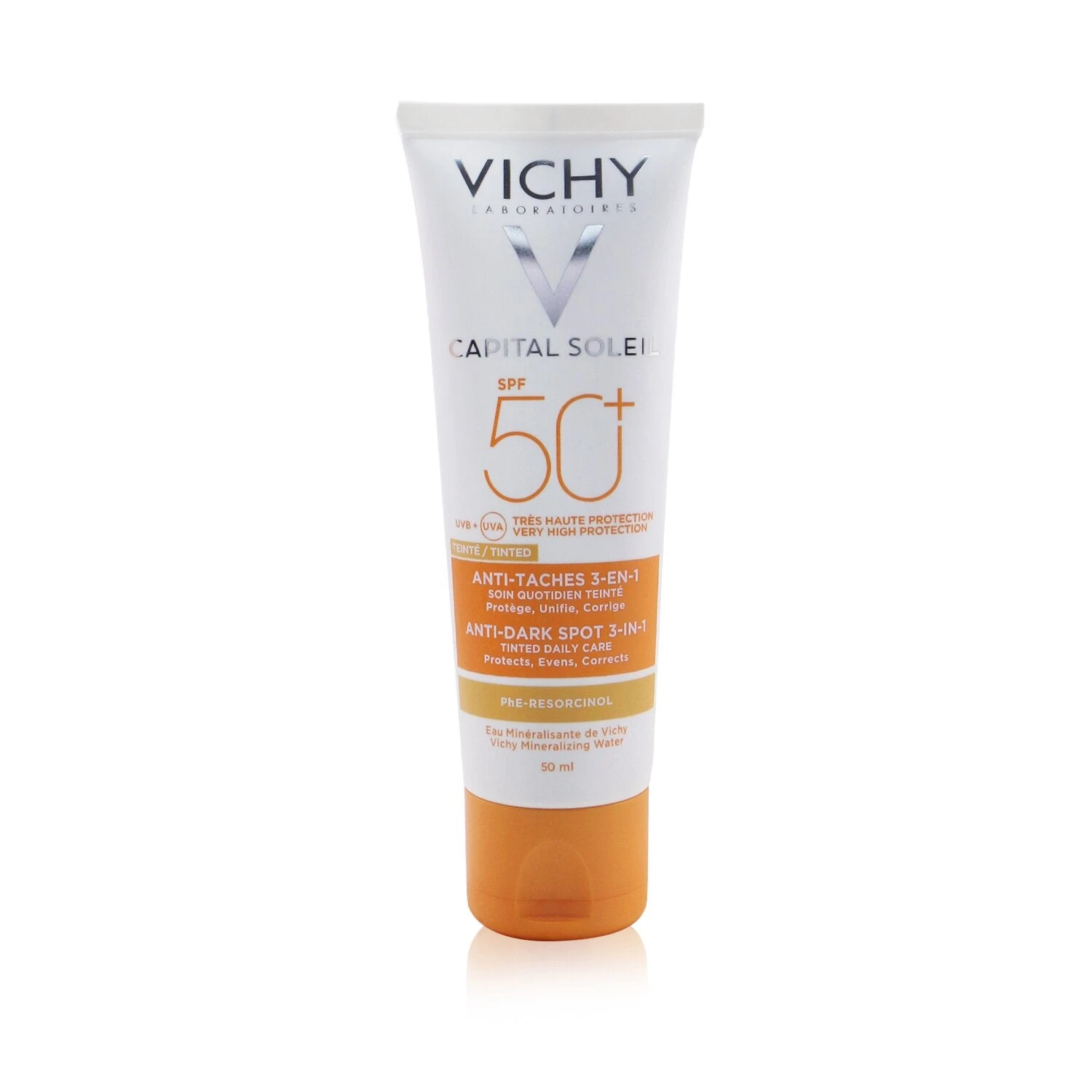 Vichy Capital Soleil Anti-Dark Spot 3-In-1 Tinted Daily Care SPF 50 50ml/1.7oz 1 Vichy Capital Soleil Anti-Dark Spot 3-In-1 Tinted Daily Care SPF 50 50ml/1.7oz