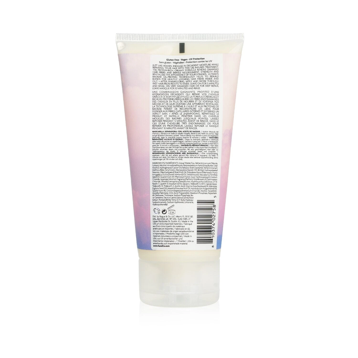 R+Co On A Cloud Baobab Oil Repair Masque 147ml/5oz 3 R+Co On A Cloud Baobab Oil Repair Masque 147ml/5oz - Image 3