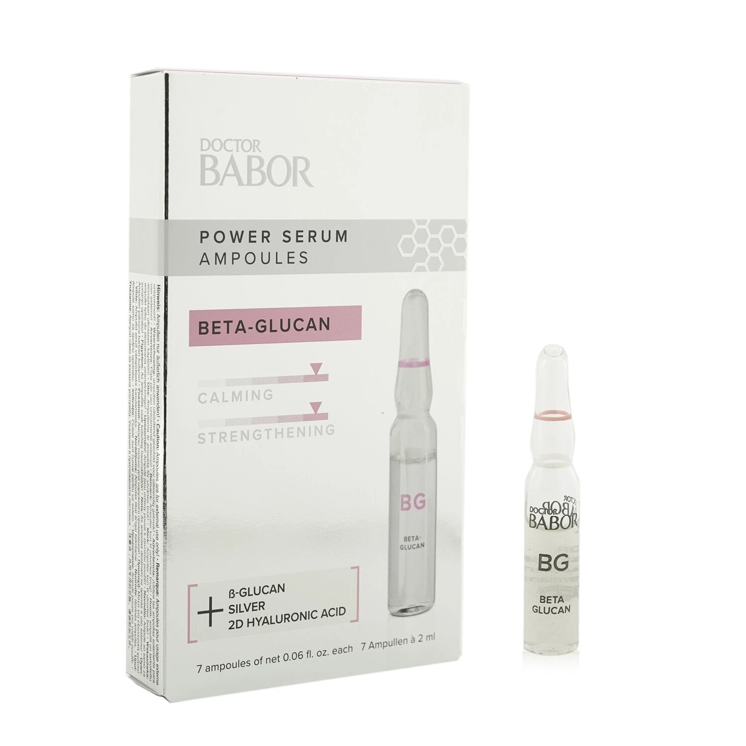 Babor Doctor Babor Power Serum Ampoules - Beta-Glucan 7x2ml/0.06oz 2 Babor Doctor Babor Power Serum Ampoules - Beta-Glucan 7x2ml/0.06oz - Image 2