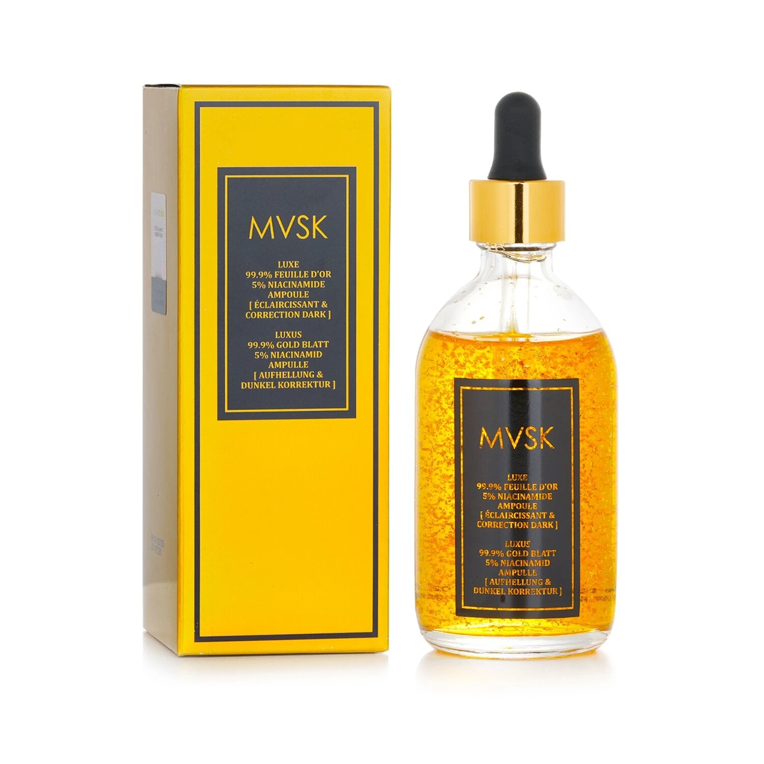 MVSK Luxury 99.9% Gold Leaf Brightening & Dark Correcting Ampoules 100ml 2 MVSK Luxury 99.9% Gold Leaf Brightening & Dark Correcting Ampoules 100ml - Image 2