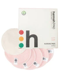 Hannahpad Hannah Nursing Pads Organic Cotton X 6 Pack