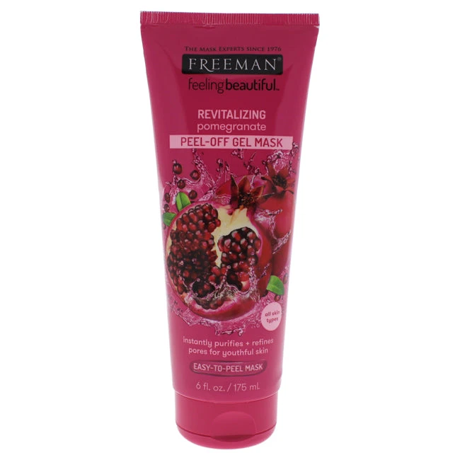 Freeman Feeling Beautiful Revitalizing Peel-Off Gel Mask Pomegranate By Freeman For Unisex - 6 Oz Mask 1 Freeman Feeling Beautiful Revitalizing Peel-Off Gel Mask Pomegranate By Freeman For Unisex - 6 Oz Mask
