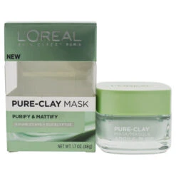 L'Oreal Loreal Paris Purify And Mattify Pure-Clay Mask By Loreal Paris For Women - 1.7 Oz Mask