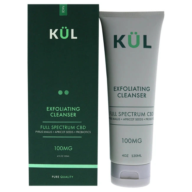 Kul CBD Exfoliating Cleanser Full Spectrum 100mg CBD By Kul CBD For Unisex - 4 Oz Cleanser 1 Kul CBD Exfoliating Cleanser Full Spectrum 100mg CBD By Kul CBD For Unisex - 4 Oz Cleanser