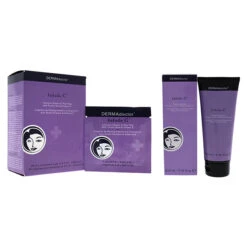 Redken Kakadu C Brightening Daily And Intensive Vitamin C Peel Pads Kit By DERMAdoctor For Women - 2 Pc Kit 7.10oz Cleanser, 30 X 0.06oz Pads