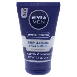 Nivea Deep Cleaning Face Scrub By Nivea For Men - 4.4 Oz Face Scrub