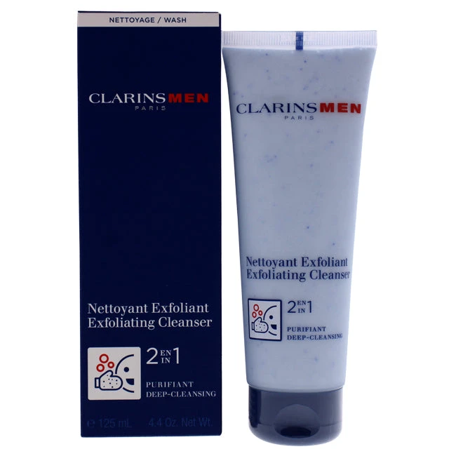 Clarins 2 In 1 Exfoliating Cleanser By Clarins For Men - 4.4 Oz Exfoliating Cleanser 1 Clarins 2 In 1 Exfoliating Cleanser By Clarins For Men - 4.4 Oz Exfoliating Cleanser
